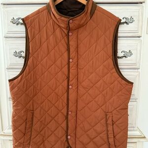 F/X FUSION Women Quilted Brown Vest